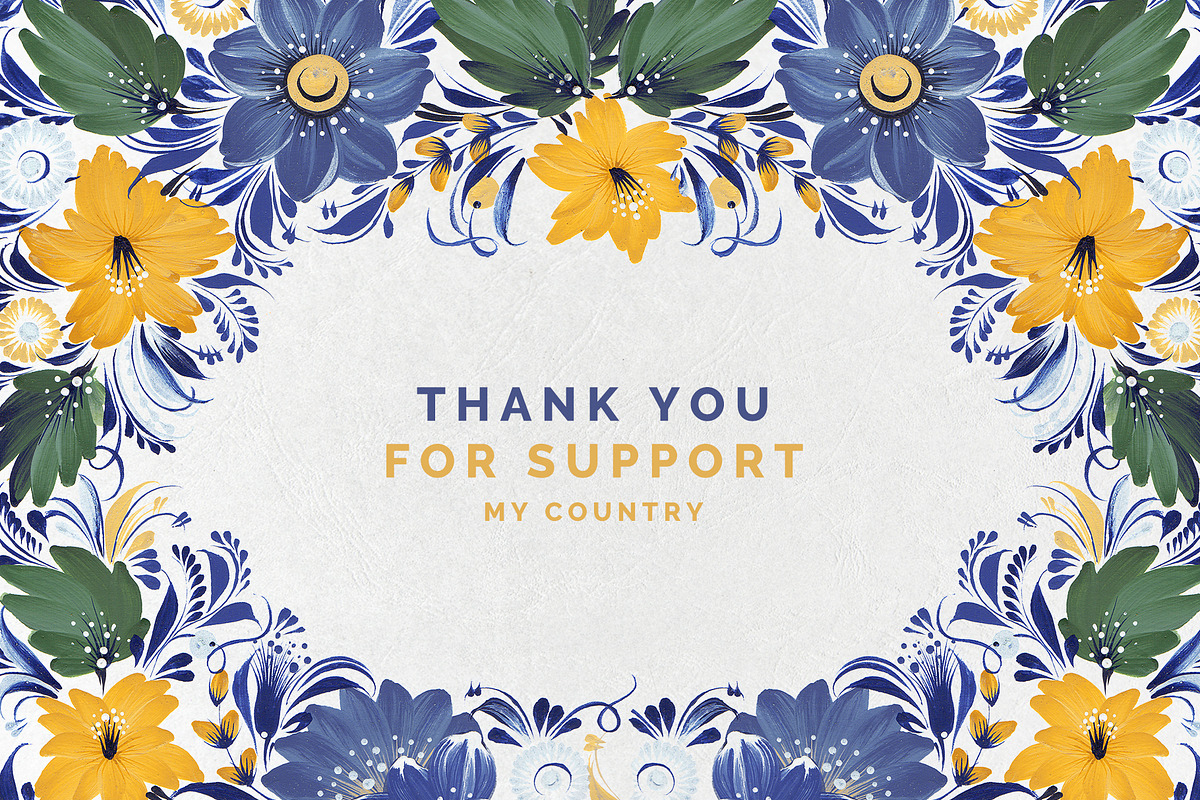Ukraine support flowers, an Illustration by Tilling (Photo 6 of 6)