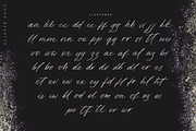 Glitter. Festive font with sparks, a Script Font by AnMark (Thumbnail 17 of 17)