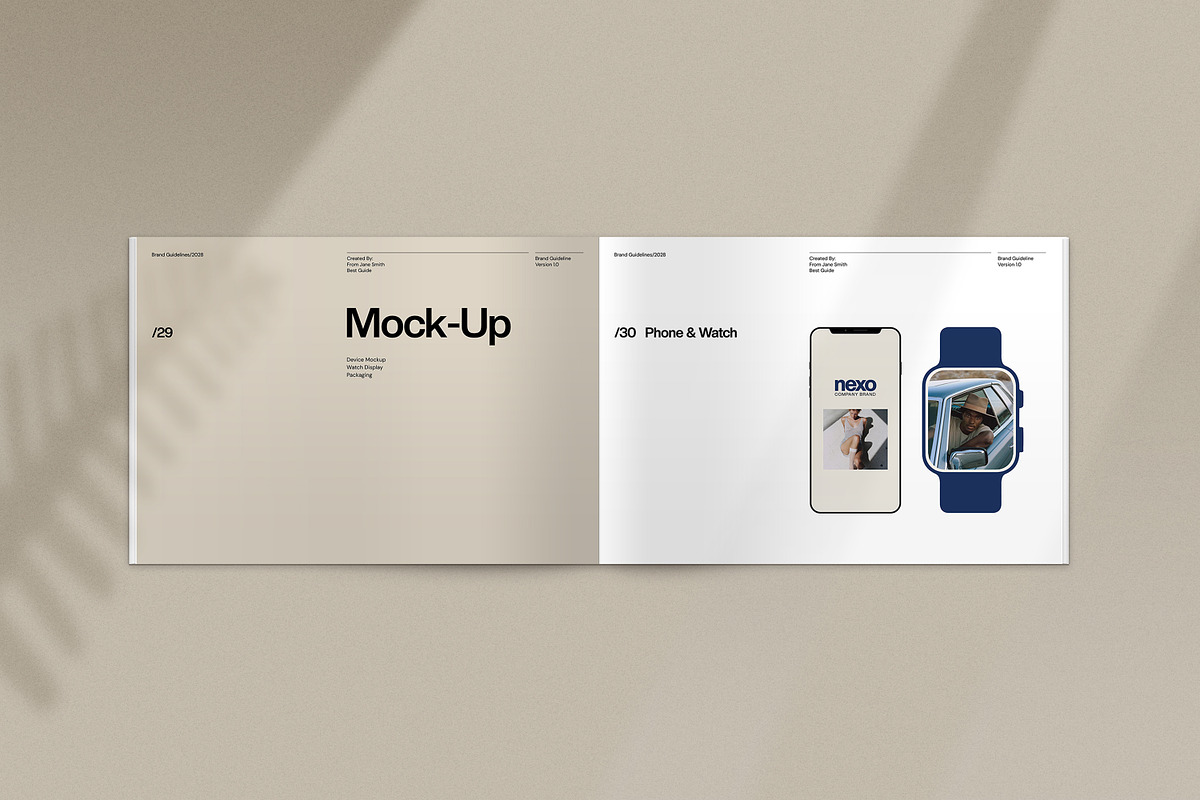 Brand Guideline Templates - CANVA, a Branding & Logo Template by evgenystudio (Photo 16 of 17)