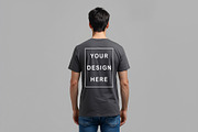 T-Shirt Mockup - Dark Gray Edition, a Shirt Mockup by ForhadGFX (Thumbnail 8 of 12)