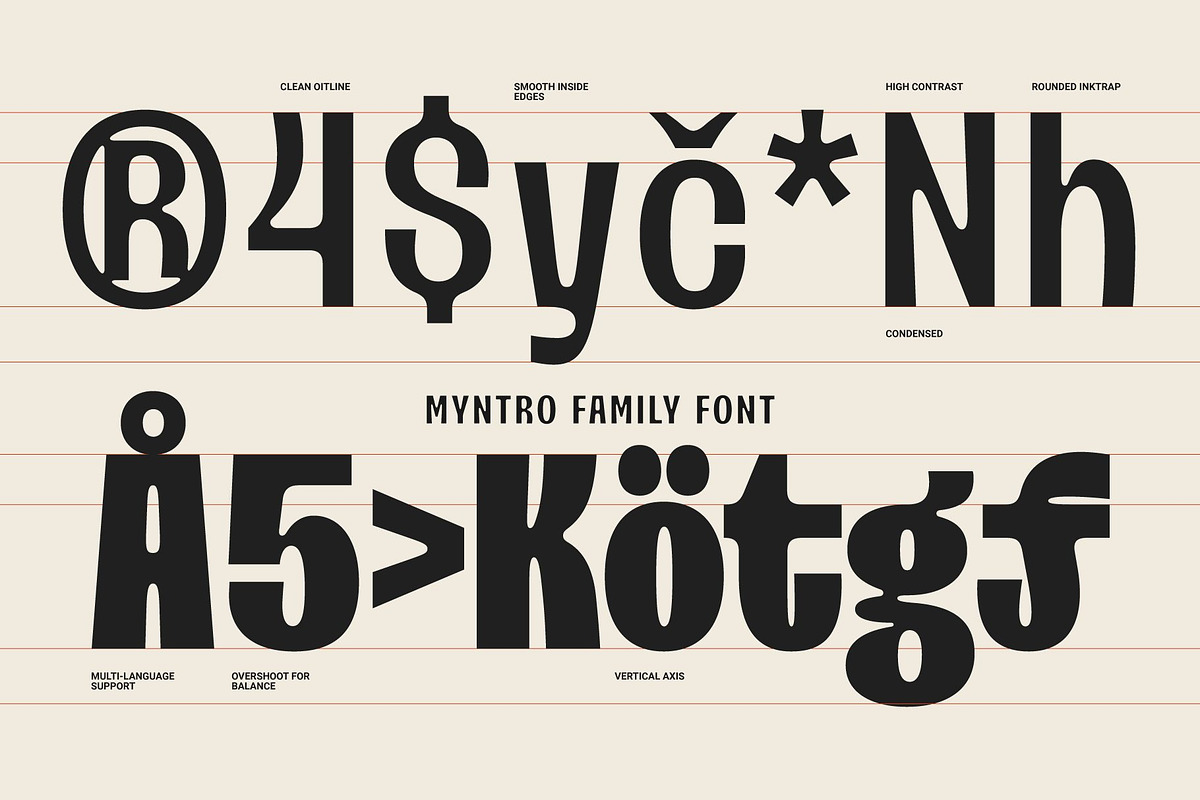 Myntro Sans – Bold Condensed Display, a Sans Serif Font by Zarma Type (Photo 9 of 14)