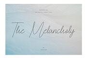 The Melancholy Font | Thin Script, a Script Font by Jadatype.id (Thumbnail 1 of 6)