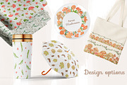 Forest watercolor mushrooms clipart, a Seasonal Illustration by Irina Avdeeva (Thumbnail 8 of 12)
