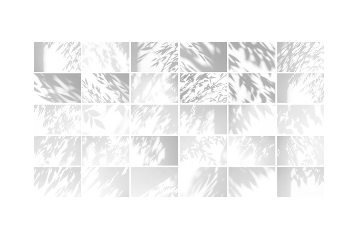 30 Shadow Overlays vol. 03 Plants, a Background Graphic by DESIGN BY nube (Photo 2 of 10)
