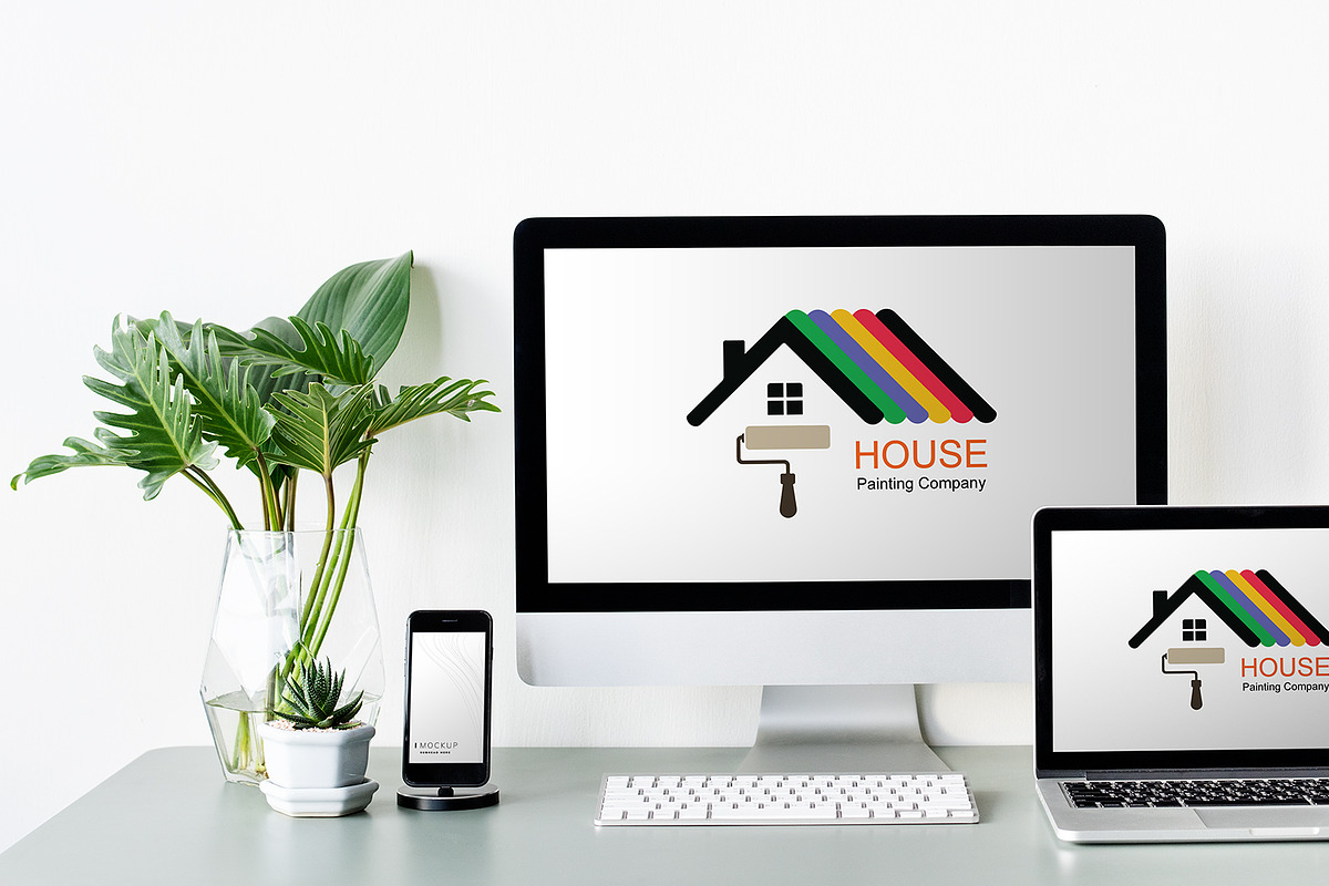 Painting Company Logo Template preview 5