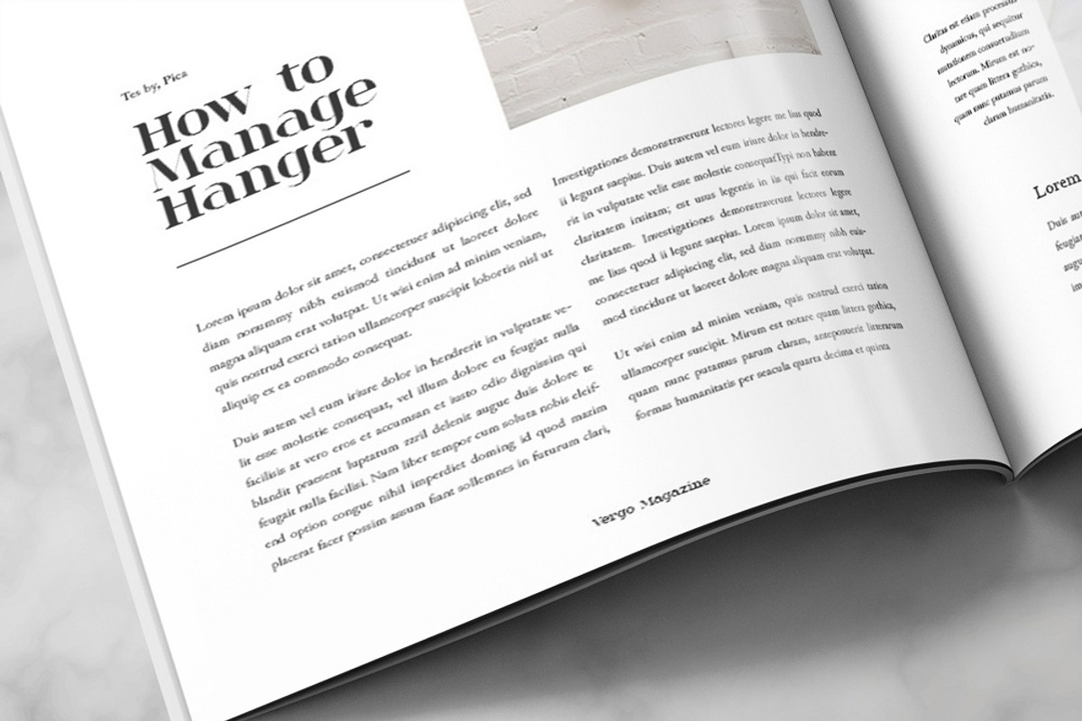 Vergo Magazine (2018 Edition), a Magazine Template by Bokuto (Photo 6 of 12)