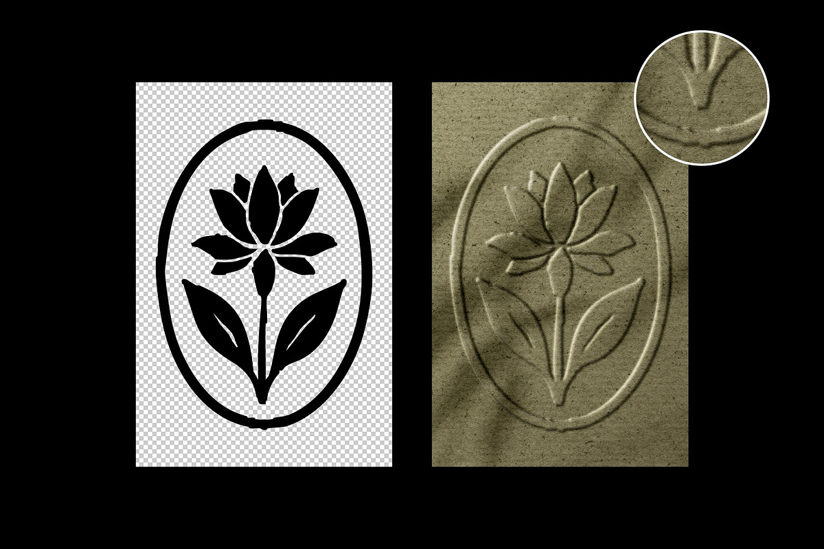 Kraft Paper Embossed Effect, a Layer Style Add-On by Design Squad (Photo 2 of 3)