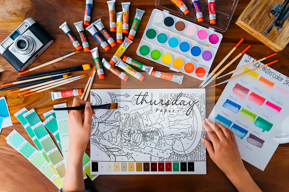 Christmas Color By Number, an Illustration by Thursdaypaper (Photo 4 of 5)