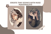 Silky Hair Brushes Procreate, a Brush Add-On by Cozy Brushery (Thumbnail 5 of 6)