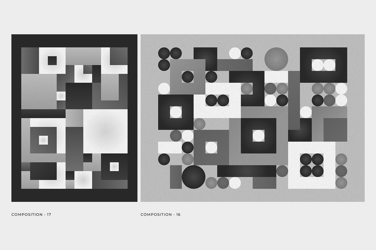 Geoshade – Monochrome Geometry, a Background Graphic by Léo Alexandre (Photo 10 of 11)