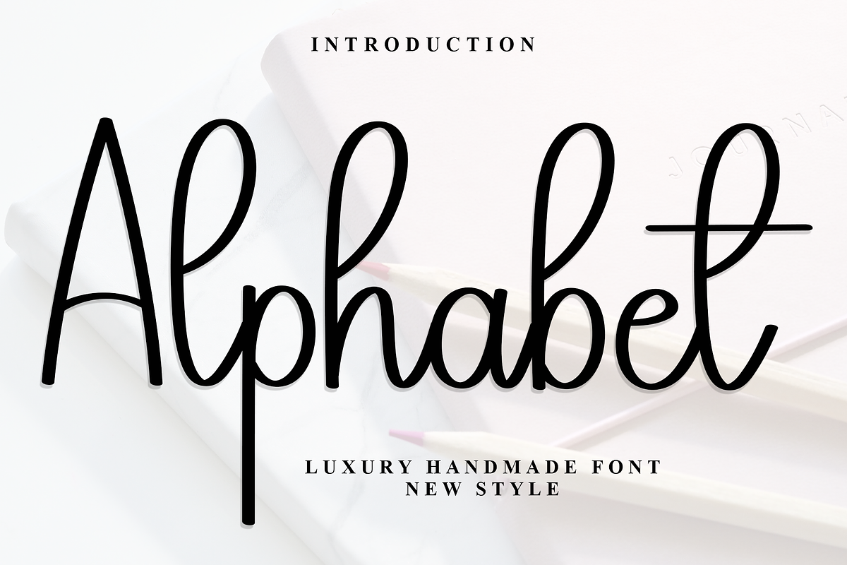 Alphabet, a Handwritten Font by FreshTypeINK (Photo 1 of 8)