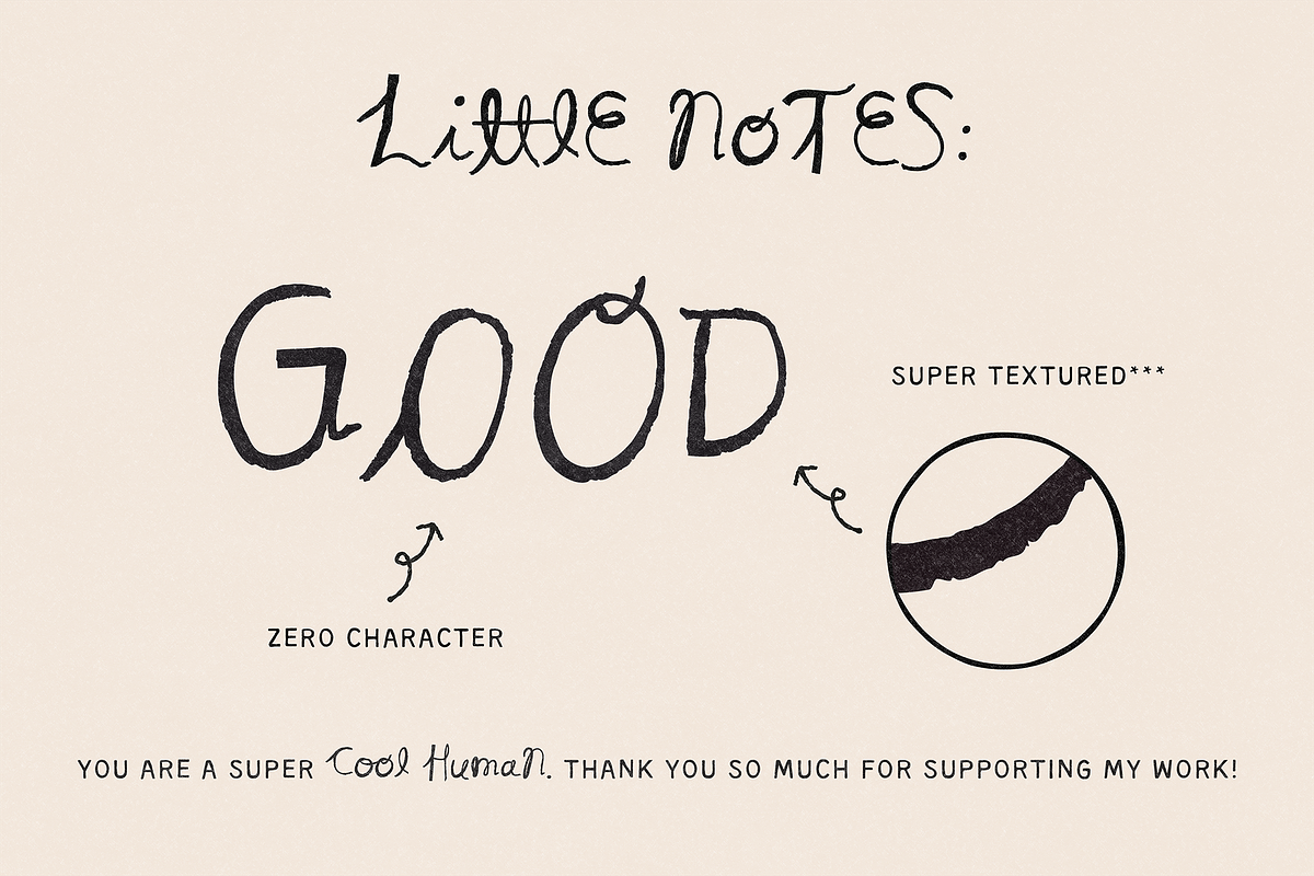 GOOD WEIRD THING | IRREGULAR & WEIRD, a Handwritten Font by Maria Feliz Fonts (Photo 10 of 10)
