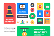 Sports and Games Icons, a Duotone Icon by Brickclay (Thumbnail 4 of 12)