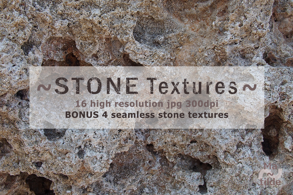 Stone Textures, a Texture Graphic by MatildeGraphics (Photo 1 of 9)
