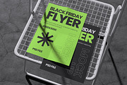 Black Friday Flyer Mockup, an Advertising Mockup by Rielismee (Thumbnail 4 of 5)