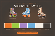 Halloween Roller Skates Clipart, an Object Graphic by Jakayla Digital Co (Thumbnail 12 of 15)
