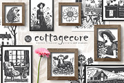 4 in 1 Linocut Vector Bundle, an Object Graphic by DariSmartArt (Thumbnail 9 of 17)
