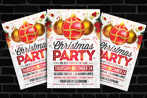 30%OFF Christmas Party Flyer