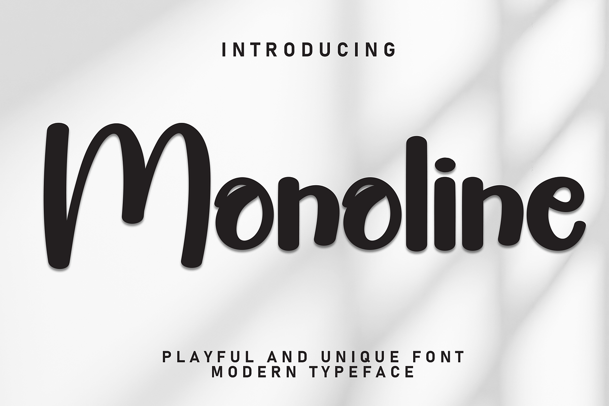 Moonoline | Script Font, a Handwritten Font by Scratchones (Photo 1 of 8)