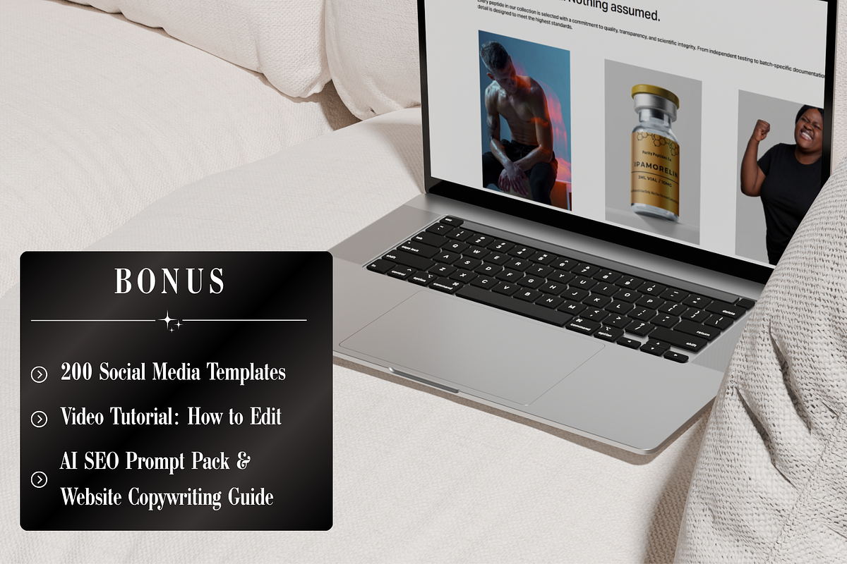 Nova Squarespace Peptide Website, a Squarespace Template by Templatelabsdesign (Photo 9 of 16)