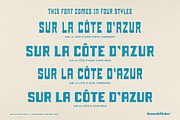 Sur La Cote d'Azur, a Sans Serif Font by Komet & Flicker (Thumbnail 14 of 15)