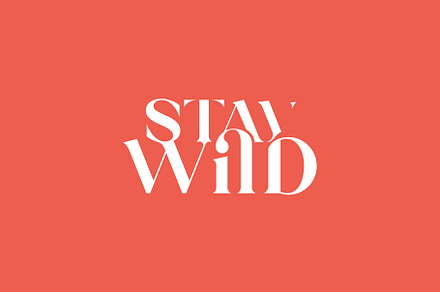 simple logotype ideas stay wild