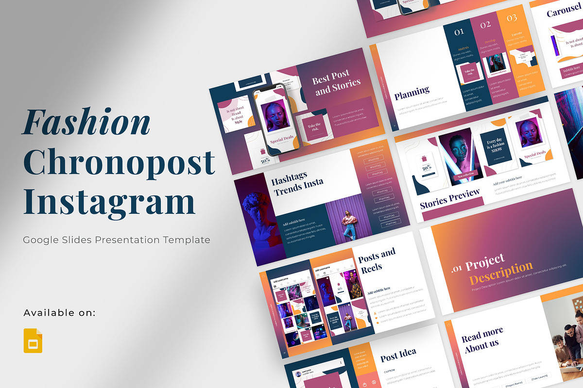Fashion Chronopost Google Slides, a Presentation Template by Zacomic Studios (Photo 1 of 8)