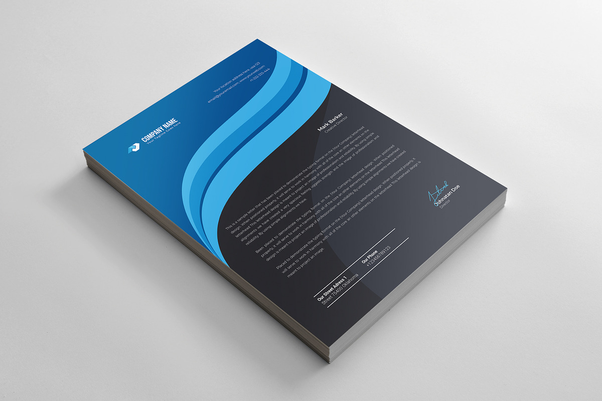 Letterhead, a Stationery Template by Curve Design (Photo 1 of 4)
