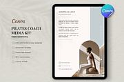 Pilates Coach Media Kit for Canva, a Marketing Template by Bonita Digital Design (Thumbnail 2 of 7)