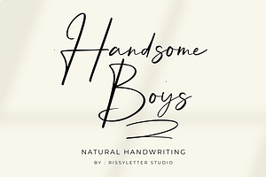 Handsome Boys | Natural Signature