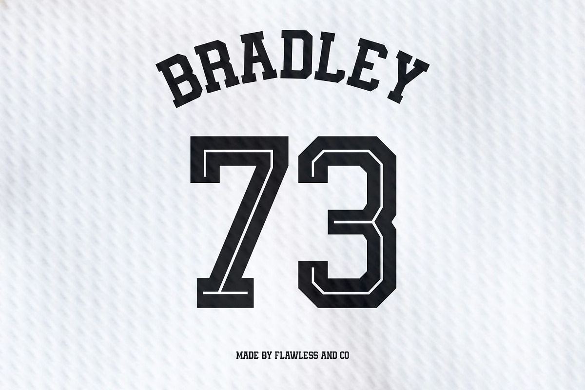Brusko - Basketball Font, a Serif Font by Flawless And Co (Photo 4 of 10)