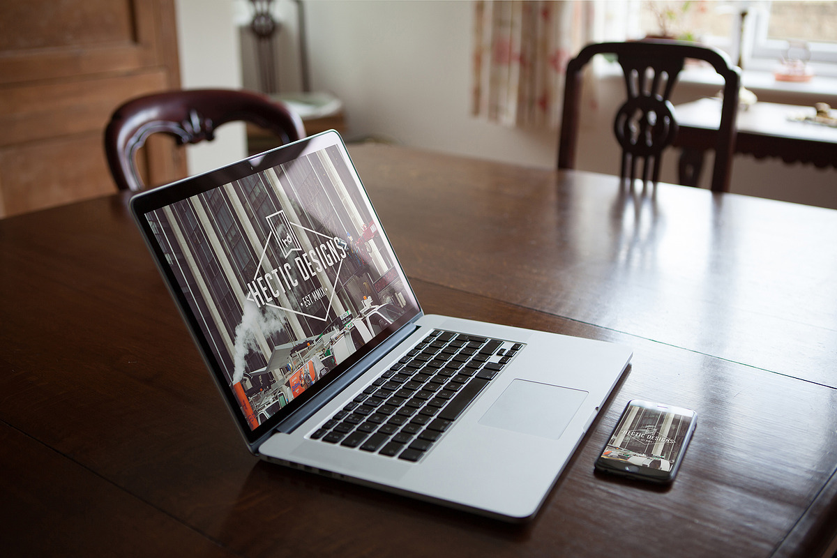 Macbook & iPhone Mockups, a Mac Mockup by North & Beard Ltd (Photo 2 of 5)