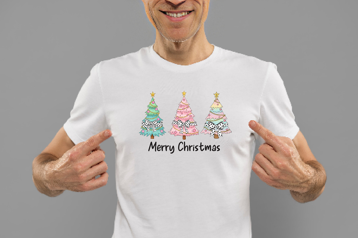 Watercolor Merry Christmas Tree PNG, an Illustration by Daily.Designs (Photo 2 of 5)