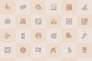 Board Game Icons Art Set, an Outline Icon by Prosymbols (Thumbnail 7 of 7)