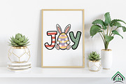 JOY Easter Bunny Egg Png, an Illustration by Craft Nest (Thumbnail 3 of 4)