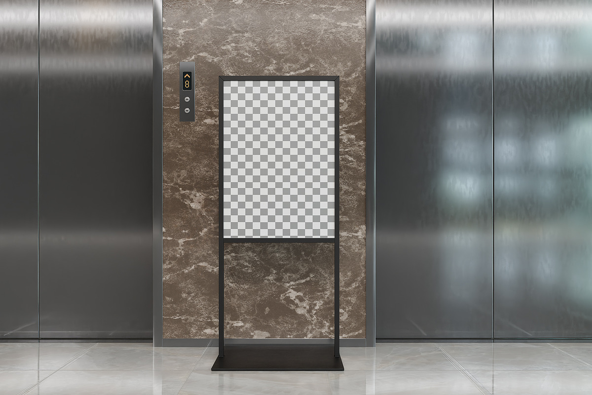 Standee Banner Mockup, an Advertising Mockup by mockupbuys (Photo 4 of 5)