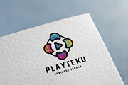 Playteko Stream Connect Logo, a Branding & Logo Template by Design_Planet (Thumbnail 1 of 4)