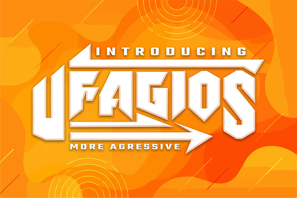 Ufagios - Aggressive Font, a Symbol Font by ivan_artnivora (Photo 1 of 4)