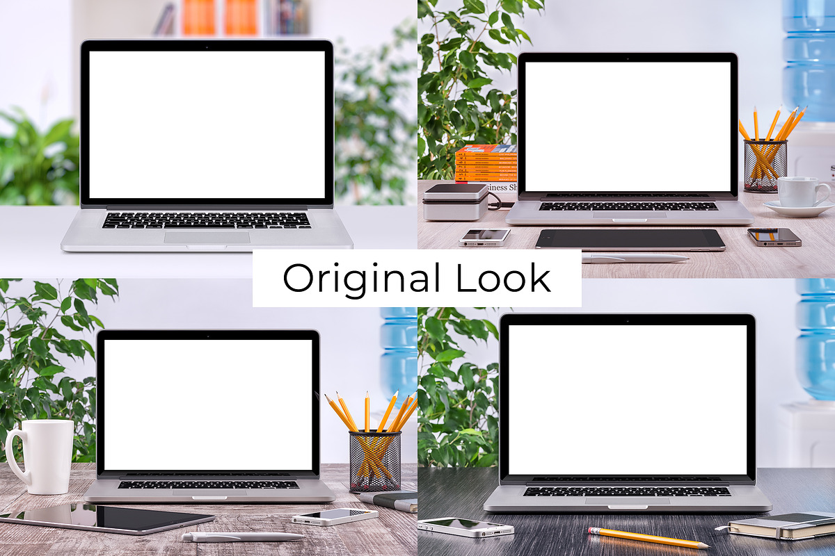MacBook Front View Mockups, a Mac Mockup by Mockups & Illustrations (Photo 6 of 11)