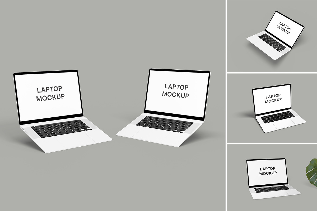 Laptop Mockup, a Wearable Device Mockup by Alhaytar (Photo 1 of 5)