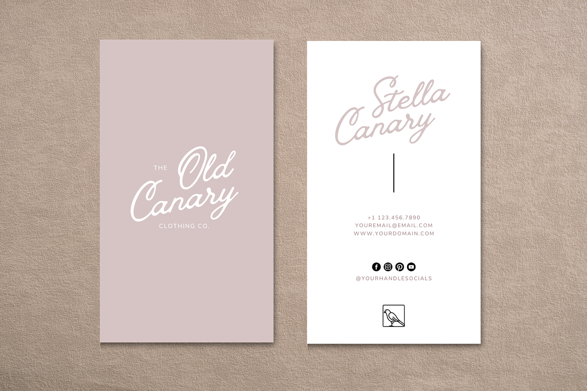 Fun Business Card Template, a Marketing Template by BirdieLaine (Photo 2 of 3)