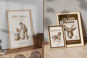 Vintage Farm Animals Illustration, an Animal Illustration by Prosymbols (Thumbnail 3 of 8)