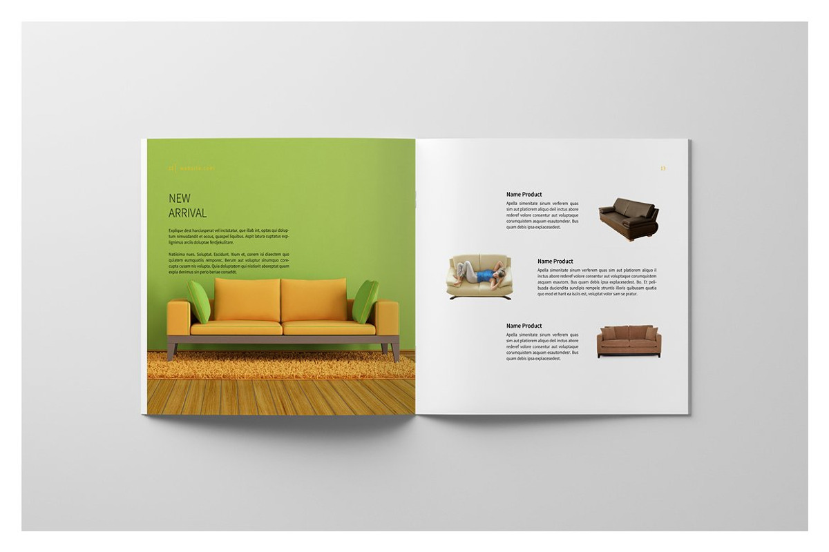 PSD - Square Interior Brochure, a Brochure Template by adekfotografia (Photo 8 of 11)