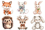 Vintage Knitted Plush Baby Animals P, an Illustration by Watercolor design (Thumbnail 5 of 5)