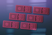 Event Tickets Mockup Scenes, an Advertising Mockup by Milka (Thumbnail 3 of 9)