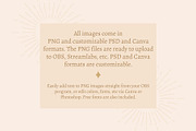 Streaming: Modern Magic Graphics Kit, a Social Media Template by Liseno Designs (Thumbnail 9 of 9)