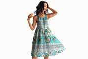 Ethnic Paisley Border Floral Pattern, a Pattern Graphic by StudioGlouna (Thumbnail 7 of 9)