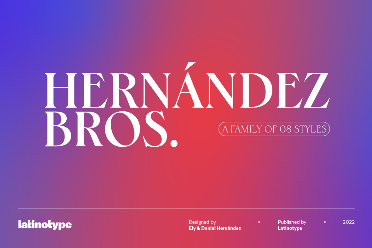 Hernandez Bros, a Serif Font by Latinotype (Photo 1 of 15)