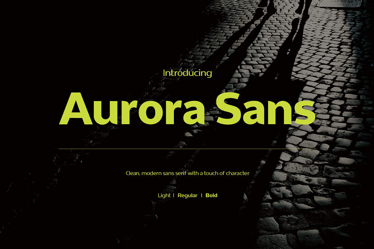 Aurora Sans, a Sans Serif Font by StudioLingo (Photo 1 of 7)