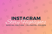 Instagram Story Highlight 170 Icons, a Social Media Template by graphicalcium (Thumbnail 1 of 4)